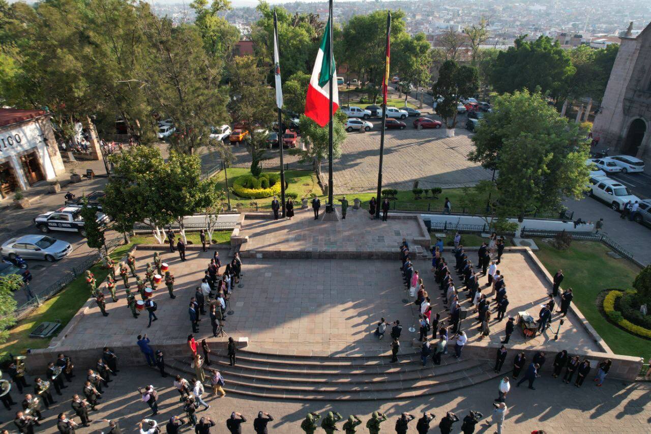 Con izamiento de bandera inician celebraciones por el 481 aniversario