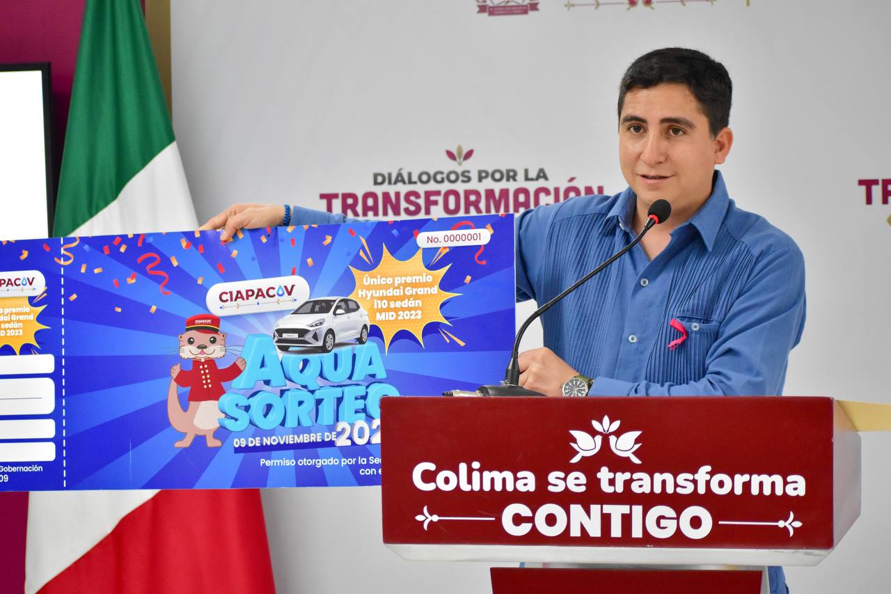 Rifarán un auto modelo 2023 a pagadores de agua en Colima. Noticias en tiempo real